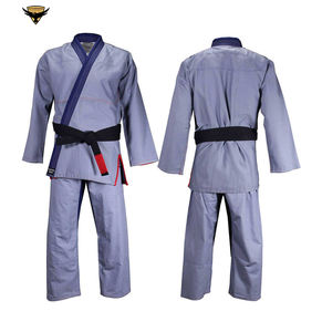 Venta al por mayor de alta calidad 100% algodón Jiu Jitsu Kimono secado rápido transpirable BJJ uniforme logotipo personalizado hecho en fábrica ropa de artes marciales - Product Image 1