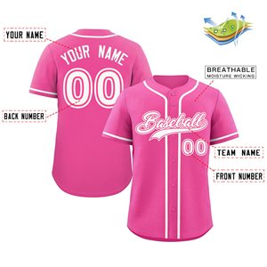Maillot de baseball à séchage rapide chemise de softball à sublimation boutonnée personnalisée tissu en maille respirante logo d'équipe brodé jeunesse américaine - Product Image 4
