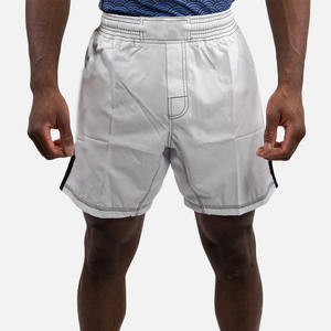 High Quality MMA Shorts <b>Elastic</b> Waist Printed Design Breathable 100% Cotton Canvas Fabric Made in Pakistan OEM Service - Product Image 1