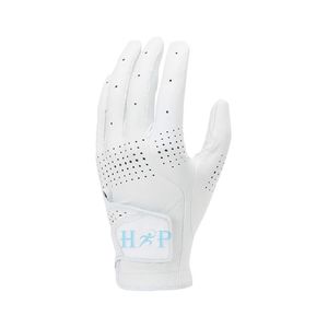Fournisseur professionnel de gants de golf en cuir, poignée antidérapante avec fermeture flexible du poignet, logo personnalisé, gants de golf en cuir Cabretta - Product Image 1