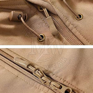 Chaqueta Softshell para Hombre, Diseño Personalizado con Logotipo, Cuello Alto, Logotipo en la Parte Delantera, Ecológica, de Secado Rápido, Transpirable, para Invierno, Venta al Por Mayor - Product Image 2