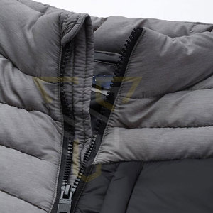 Chaqueta de Invierno para Hombre, Estilo Puffer, con Cierre, Servicio OEM, Tejido de Punto Cómodo, Elegante, Cuello Alto, Superventas - Product Image 4
