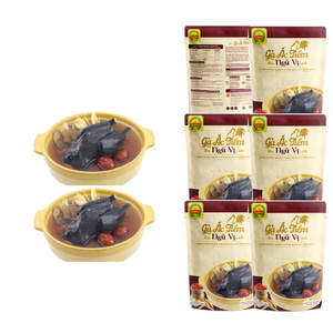 OEM sain 24ps 350g poulet noir cuit lentement cinq épices ISO soupe nutritive MRE vente en gros du Vietnam FCE certifié HACCP - Product Image 6