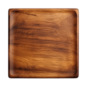 SINCERE Plateau de service moderne de luxe en bois massif gravé et personnalisé, écologique, 7,5 pouces, pour desserts et collations, idéal pour les fêtes - Product Image 2