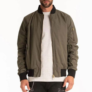 Chaqueta Bomber para hombre Diseño urbano elegante Ajuste cómodo ligero Ideal para salidas casuales y estilo de vida de moda moderna todos los días - Product Image 1