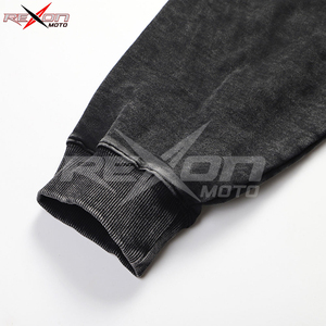 เสื้อฮู้ดผ้าคอตตอนออร์แกนิคสะพายไหล่ทรงโอเวอร์ไซส์ผ้าคอตตอนออร์แกนิกสำหรับ100% โลโก้แบบกำหนดเอง - Product Image 2