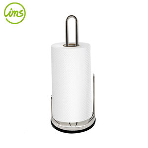 ที่วางกระดาษเช็ดมือแบบตั้งโต๊ะ สแตนเลสสีเงิน ไม่สามารถพับได้ - Product Image 1
