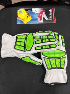 Guante de Piel de Cabra de Grano Completo de Alta Calidad, Resistente a Impactos TPR, Nivel de Corte A7 - Product Image 3