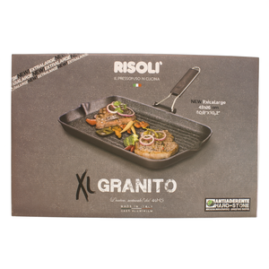 กระทะอลูมิเนียมเคลือบกันติด (43x26 ซม.) ลายหินแกรนิต สีเทาเข้ม 0090GRL 43HS - Product Image 3
