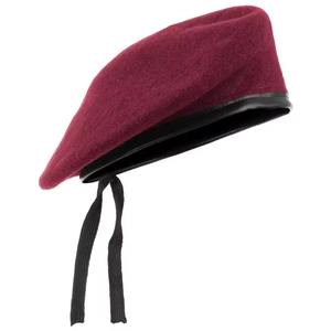 Mode personnalisée, bérets chauds d'automne hiver, chapeau béret vintage en laine de couleur unie d'artiste peintre pour femmes - Product Image 3