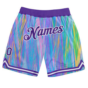 Zigzag Pattern New Beautiful Design Pakistani Made Customized All Over Sublimation Printing 100% Polyester <b>Mesh</b> Basketball <b>Short</b> - Product Image 1