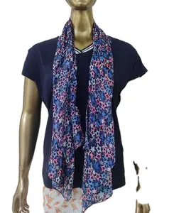 100% Polyester printed scarf promotional gifts can customize sizes colors print designs packing manufactured in India exporters