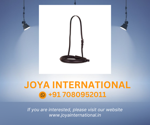 Manivela Caballo Brida Noseband con material de cuero Característica de reducción de peso Logotipo personalizado Varios tipos Circunferencia de gancho Halter - Product Image 6