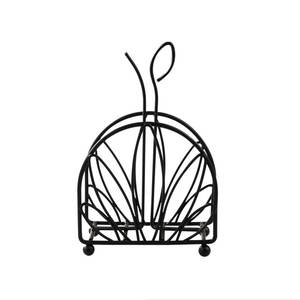 Porte-serviettes en métal décoratif en forme de feuille, couleur personnalisée, fait à la main, durable, style classique, pour la maison, le restaurant, le bar, l'hôtel - Product Image 3