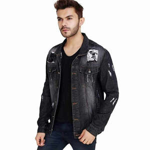 Chaqueta Vaquera Urbana de Invierno para Hombre con Logotipo Frontal, Diseñada para un Rendimiento Fuerte, Comodidad Confiable, Estilo Urbano Moderno y Limpio - Product Image 3