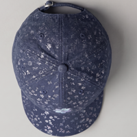 Casquette de baseball unisexe ajustable à 6 panneaux en polyester/coton, avec motif floral gaufré, style tendance, visière incurvée, pour l'extérieur, vente en gros, modèle Dad