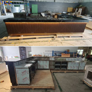 Comptoir de <span class=keywords><strong>bar</strong></span> <span class=keywords><strong>en</strong></span> forme de L pour club, commerce, intérieur moderne, café, design de comptoir, meilleur comptoir de <span class=keywords><strong>bar</strong></span> <span class=keywords><strong>en</strong></span> <span class=keywords><strong>marbre</strong></span> noir pour hôtel, restaurant - Product Image 4