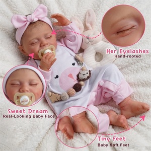 Babeside Muñeca <span class=keywords><strong>Reborn</strong></span> de Recién Nacido Realista DIY Mini de Vinilo Suave, Modelo de Moda, Juguete de 30-50cm para Bebés de 0-24 Meses y Niñas Pequeñas - Product Image 3