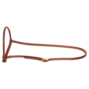 Double S Roulé Nez Caveson Chevaux Culotte Premium Hand Rubbed Harness Leather Adjustable Fit Horse Training Aid Targets - Product Image 2