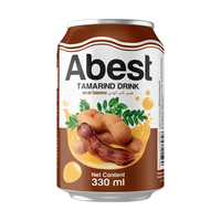 Abest Tamarind Drankjes in blikjes & flessen met verse fruitsmaak, koolhydraatarm, 330ml