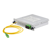 Installation facile Plug and Play 1*2 PLC Splitter Module Pigtailed Fiber Optic Equipment pour les réseaux 5G/4G/3G et FTTH