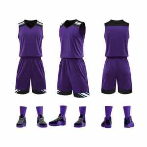 OEM personalizado sublimación Reversible baloncesto Jersey pantalones cortos camisa hombres baloncesto desgaste secado rápido entrenamiento equipo baloncesto uniforme - Product Image 6