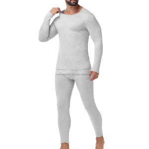 Conjunto de Ropa Interior Térmica Antibacteriana Ecológica de 2 Piezas para Hombre, Color Sólido, Invierno y Otoño, Marca Royal Bro Industry, Gran Venta - Product Image 4