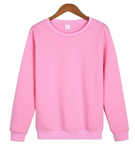 Pull-over 100% en molleton de coton pour hommes vêtements d'hiver tricotés à col rond avec logo sur le devant - Product Image 1