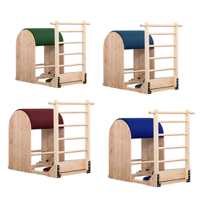 Mesin Pilates Reformer Kayu Premium Studio Kit Cadillac Barrel Chair & Spine Corrector Sedang Diskon Peralatan Kebugaran Berkualitas Tinggi - Product Image 5