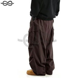 Pantalones Cargo holgados con bolsillo lateral y cordón para hombre, pantalones holgados para correr, cómodos, versátiles, elegantes, informales, para actividades al aire libre - Product Image 6