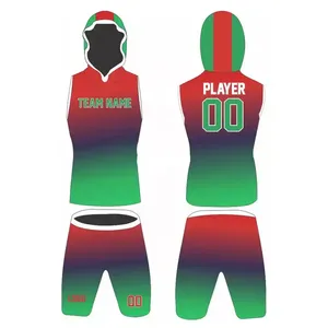 ชุดเครื่องแบบ7v7อเมริกันฟุตบอลพิมพ์ลายซับลิเมชันตามสั่งชุดรูปแบบที่ออกแบบได้ตามต้องการทนทาน - Product Image 5