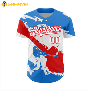 เสื้อเจอร์ซีย์เบสบอลของ Samavia Precision เสื้อเจอร์ซีย์สำหรับทีม USA ที่มีประสิทธิภาพเสื้อเจอร์ซี่สามารถปรับแต่งได้ - Product Image 6