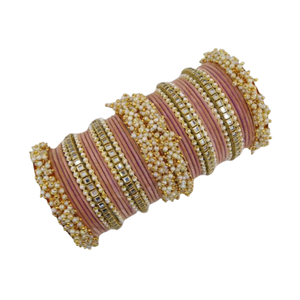 Nouveauté 2024, ensembles de bracelets de mariage indiens pour mariée, fabrication artisanale professionnelle, ensembles de bracelets pour fête de mariage et tenue décontractée à vendre - Product Image 5