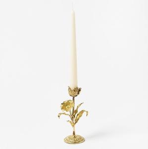 Bougeoir Nouveau Design Métal Ensemble de Deux Or/Argent Décor Élégant Antique Finition Bougeoir Pour Éclairage Et Décoration - Product Image 3