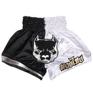 Venta al por mayor profesional personalizado artes marciales Muay Thai Mma logotipo bordado Fighting Punching Muay Thai Boxing Shorts - Product Image 6