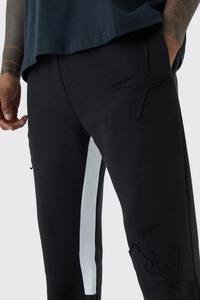 Pantalones de Jogger de forro polar de algodón de primera calidad para hombre, pantalones de chándal ligeros de entrenamiento y fitness para ropa informal de invierno - Product Image 6