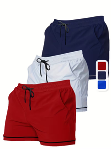 คอลเลคชั่นชุดว่ายน้ำโพลีเอสเตอร์แบบกำหนดเองสำหรับฤดูร้อนปี 2026 กางเกงขาสั้นผู้ชายแบบ OEM แห้งเร็ว ลายเปลี่ยนสีมหัศจรรย์ ทรงตรง ผลิตในบังกลาเทศ - Product Image 3