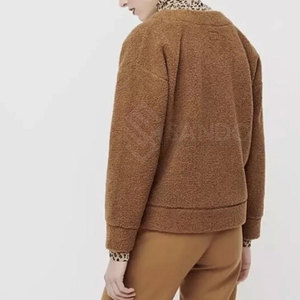 เสื้อสเวตเชิ้ตขนเฟลซเชอร์ปาสำหรับผู้หญิงขายส่ง ดีไซน์ล่าสุด ระบายอากาศได้ดี คุณภาพสูง - Product Image 3