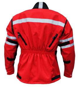 Nouvelle veste de moto enduite, équipement de protection de motocross, Cordura de haute qualité, col montant, logo frontal, respirante - Product Image 5