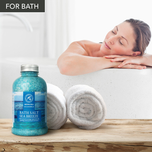 Aromatika Sea Breeze, Sal Marina Natural en Cristales de 600g para Baño con Aceite de Naranja Fresco, Extracto de Caléndula Calmante y Tonificante para la Piel - Product Image 5