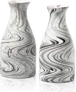 Jarrón de madera maciza hecho a mano, bellamente diseñado para uso doméstico con flores artificiales, maceta para una belleza tranquila - Product Image 2