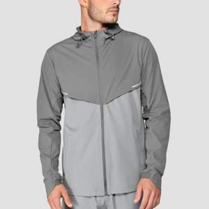 แจ็กเก็ตกันลมโพลีเอสเตอร์สำหรับผู้ชายโลโก้ออกแบบได้ตามต้องการน้ำหนักเบาทนทานเหมาะสำหรับใส่ในชีวิตประจำวัน - Product Image 1