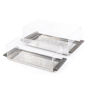 Plateau de service en aluminium Offre Spéciale avec texture martelée attrayante conçu pour une présentation de table élégante et une utilisation de service - Product Image 5