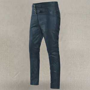 Pantalones de Cuero para Hombre al por Mayor, de la Mejor Calidad, a Bajo Precio, Cintura Alta, Estilo Casual, Pantalones de Cuero PU para Hombre - Product Image 3