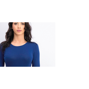 T-shirt a maniche lunghe blu taglia Large per ragazzi Planet Gold, in jersey 100% cotone, tessuto traspirante - Product Image 2