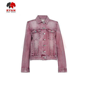 Veste en jean bleu classique pour femmes, design personnalisé, OEM ODM, vente en gros - Product Image 6