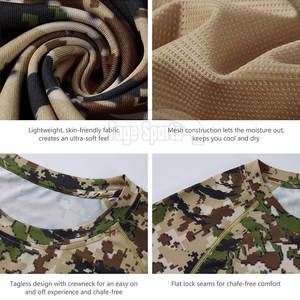 T-shirt de chasse pour homme 100% coton à séchage rapide respirant personnalisable usine professionnelle de haute qualité - Product Image 6