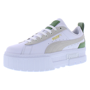 Zapatos Puma Mayze Gentle para Mujer, Color: Blanco Puma/Verde Polvoriento, 100% Auténticos - Product Image 1