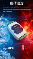 Modul DAQ Modbus RTU, Input Analog 8-CH, Isolasi Galvanik, Perlindungan Lonjakan Tegangan, Kompatibel dengan PLC dan Sensor Industri