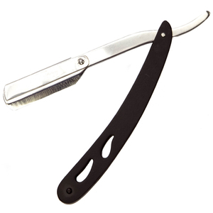 ที่โกนหนวดสเตนเลสสตีลคุณภาพเยี่ยม,มีดโกนแบบใบมีดเดี่ยวมีดโกนสำหรับร้านเสริมสวยมืออาชีพสลักโลโก้ได้ตามต้องการ - Product Image 6